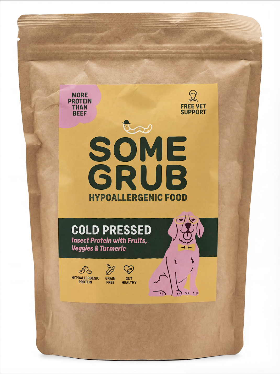 Some Grub Hypoallergenic Dog Food bag front
